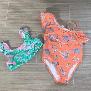 Girls bathing suits- Sz 5 bundle